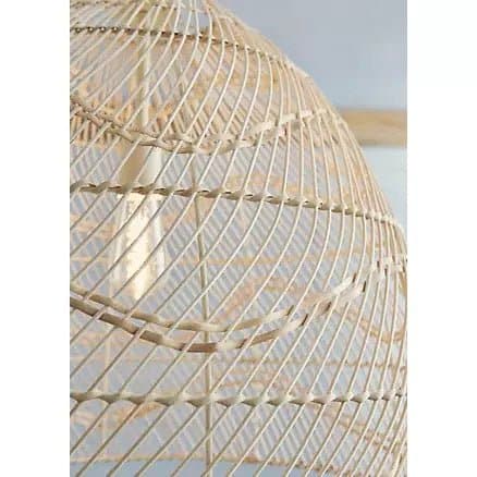 Rattan Boho Bell Shaped Pendant - HER Home Design Boutique